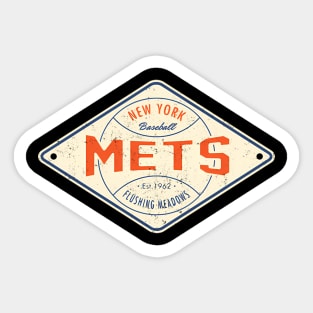 New York Mets Diamond 1 By Buck Originals Sticker